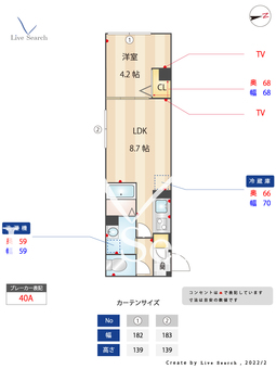 ウェルスクエアイズム中延 401 【東京都中延駅】 の間取り図