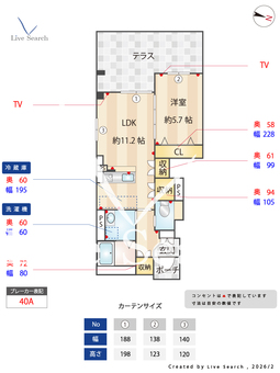 エスポワール 101 【福岡県周船寺駅】 の間取り図