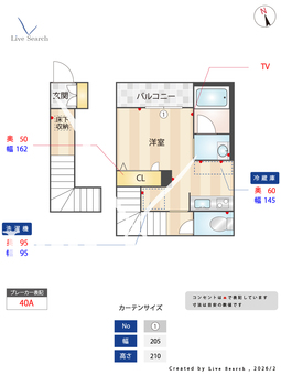 パティオヴィエントⅣ 201 【大阪府恵我ノ荘駅 】 の間取り図