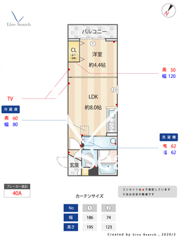 パルナシウス  101 【埼玉県京浜東北・根岸線　西川口駅　徒歩7分】 の間取り図