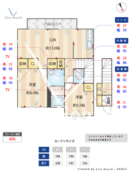 アベニール 201 【和歌山県紀三井寺駅】 の間取り図