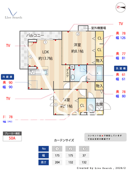 リアンメゾン 201 【東京都府中駅】 の間取り図