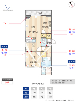 クロエ橋本 103 【神奈川県橋本駅】 の間取り図