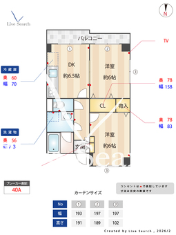 アペックス・コウヨウⅡ 301 【兵庫県阪急夙川駅】 の間取り図