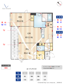コンフォーザ 102 【神奈川県元住吉駅】 の間取り図