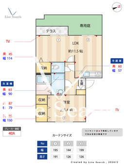 フレグランス稲田 102 【大阪府徳庵】 の間取り図