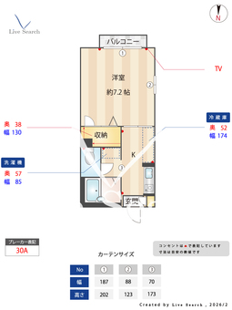 ドミールMATSUMOTO 201 【茨城県石岡駅】 の間取り図