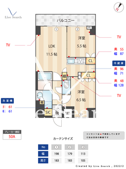 プレディアコート森下テラス 805 【東京都両国駅】 の間取り図
