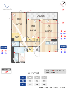 Nレジデンス1 302 【千葉県塚田駅】 の間取り図