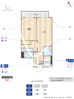 シャーメゾンクレール 0101 【大阪府南海電鉄高野線 三国ヶ丘駅】 の間取り図