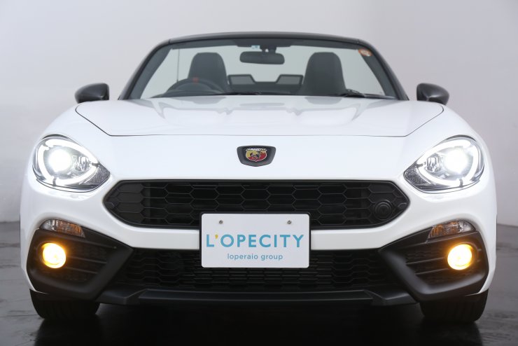 アバルト 124スパイダー 124spider 6速MT 1オーナー レザー＆ナビPKG