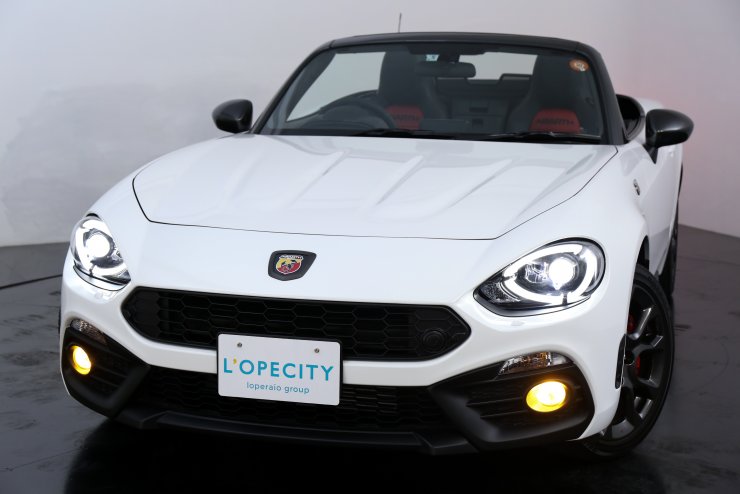 アバルト 124スパイダー 124spider 6速MT 1オーナー レザー