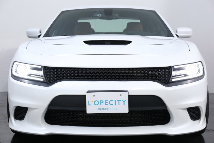 ダッジ チャージャー SRT ヘルキャット タンレザー 社外SDナビ 地デジ