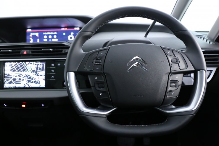 シトロエン C4ピカソ シャインブルーHDI ディーゼルターボ