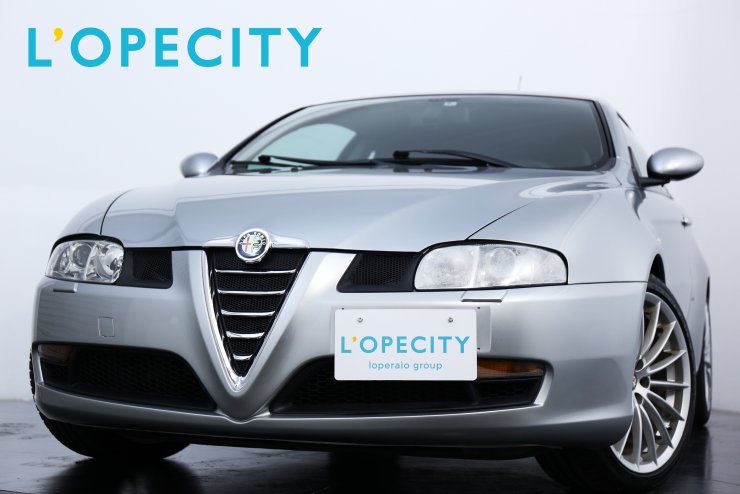 アルファロメオ GT 3.2 V6 24V 有償カラー ブラックレザー 社外ナビ 地