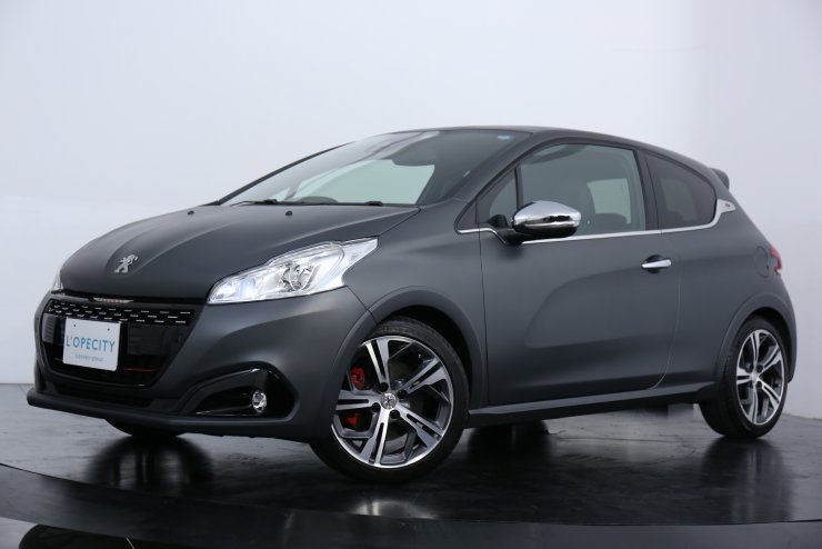 プジョー 208 GTI 6MT ブラックハーフレザー 純正SDナビ 地デジ バック