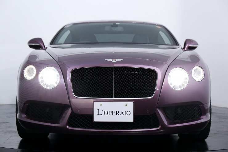 ベントレー コンチネンタル GT V8 4WD 2013年モデル ネイビー革