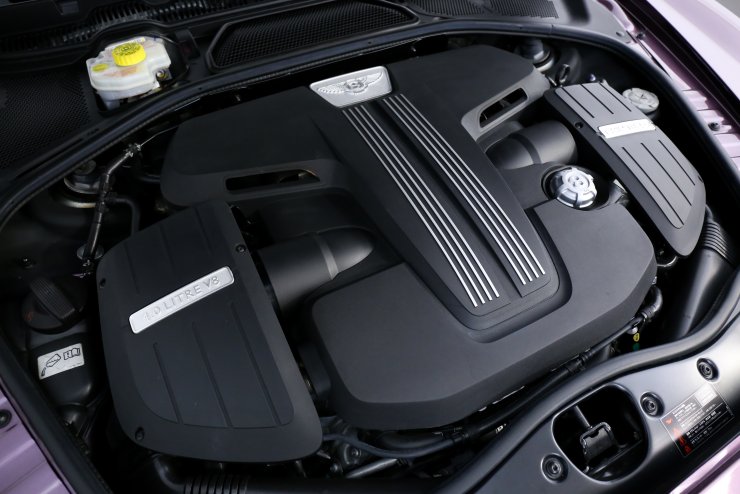 ベントレー コンチネンタル GT V8 4WD 2013年モデル ネイビー革