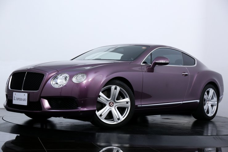 ベントレー コンチネンタル GT V8 4WD 2013年モデル ネイビー革