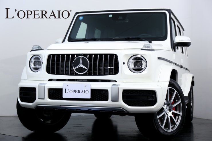 Amg Gクラスロング ゲレンデヴァーゲン G63l レザーエクスクルーシブpkg 現行モデル 1オーナー 有償外装色デジーノダイヤモンドホワイト サンルーフ ブルメスターサウンド プッシュスタート パフォーマンスエキゾースト ディスタンスパイロット ディストロニック
