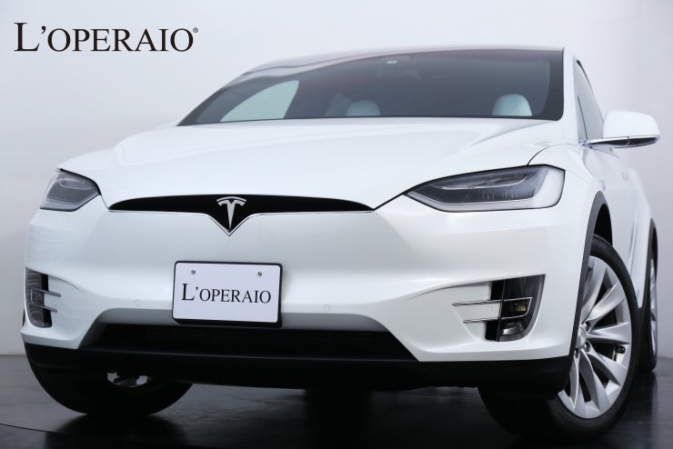 テスラ モデルX 90D 6シートインテリア オートパイロット ブラック