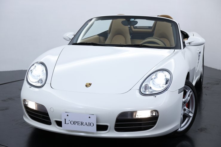 ポルシェ ボクスター 987Boxster S 6MT ブラウン幌 ベージュ