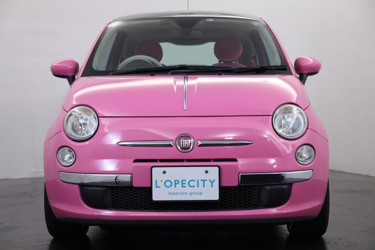 フィアット　イタリア製　入手困難　ピンク　Lサイズ フィアット 500 PINK！ 世界限定600台（日本限定50台）1オーナー 電動