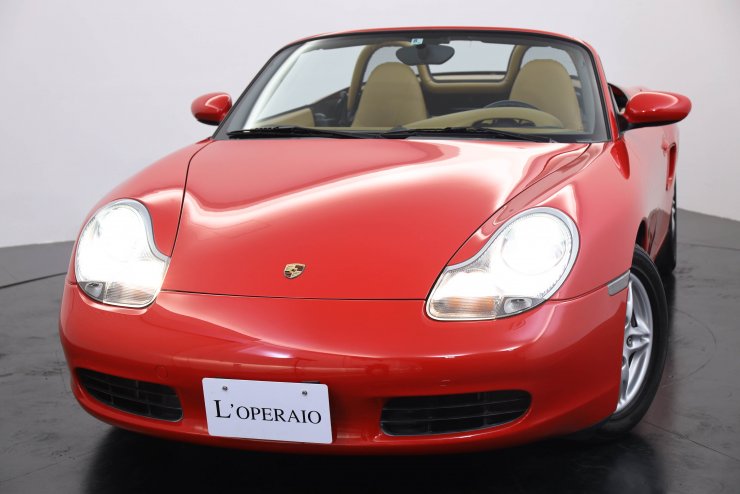 ポルシェ ボクスター 986Boxster 2.7 5速MT ベージュレザー ベージュ幌