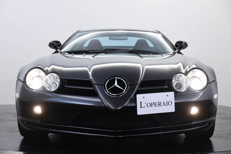 メルセデスベンツ SLRマクラーレン シルバーアローレッドレザー