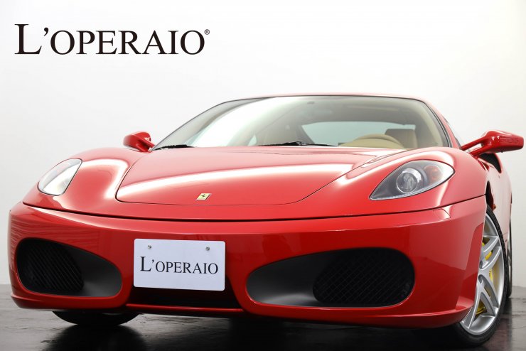 フェラーリ F430 F1 希少右ハンドル 後期モデル 正規ディーラー車 カーボンブレーキ クラッチウェア80％ タイヤ2022年製中古車