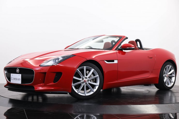 ジャガー Fタイプ F-type 3.0 Convertible レッドレザー 赤幌 スポーツ