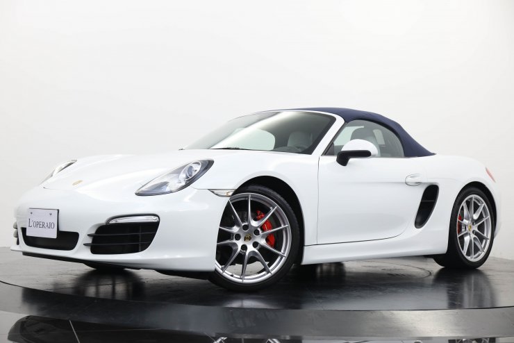 ポルシェ ボクスター 981 Boxster S PDK SportChrono-PKG クリーム