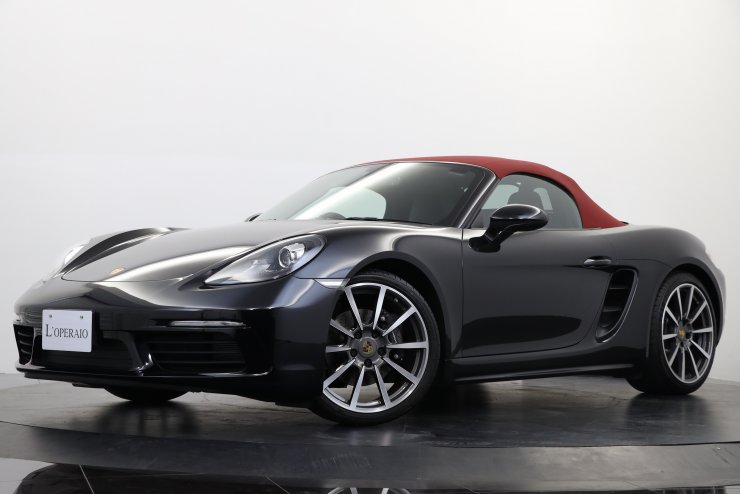 ポルシェ 718 Boxster PDK 赤幌 Sport-chronoPKG スポーツエキゾースト