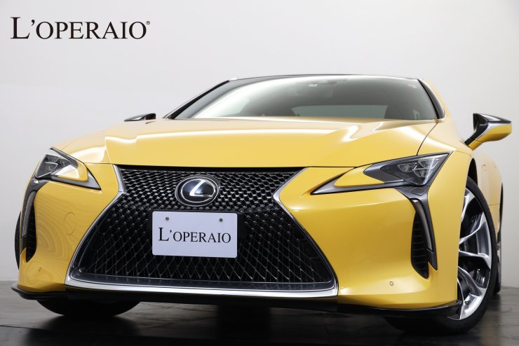 レクサス LC 500 Sパッケージ 有償カラー(ネープルイエロー
