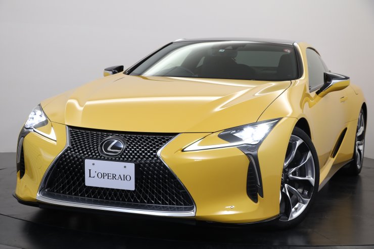 レクサス LC 500 Sパッケージ 有償カラー(ネープルイエロー