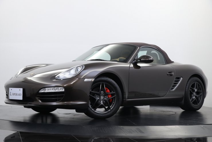 【激安】ポルシェ 987ボクスター 純正オプション ボクスターⅡホイール 黒 ポルシェ ボクスター 987Boxster PDK Sport-ChronoPKG 希少カラー