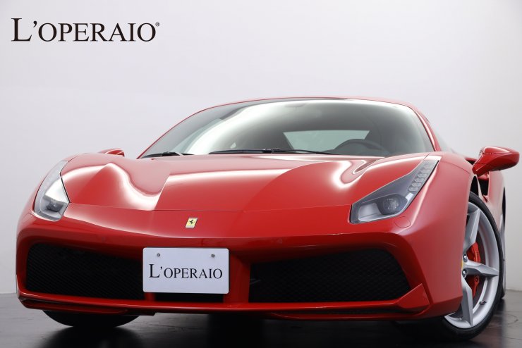 フェラーリ 488 GTB F1 DCT 正規ディーラー車 走行距離4,000