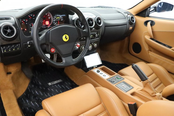 フェラーリ F430 F1 クオイオレザー カーボンレーシングシート