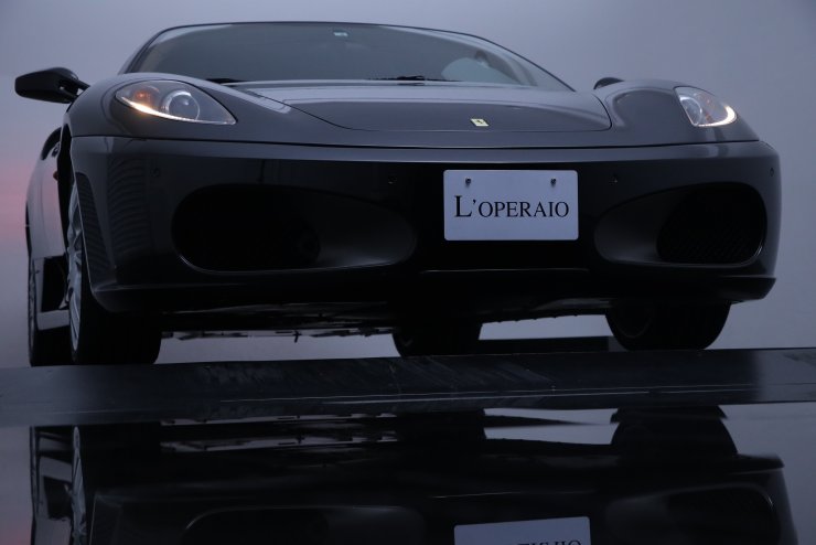 フェラーリ F430 F1 クオイオレザー カーボンレーシングシート