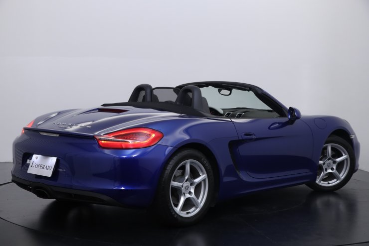 ポルシェ ボクスター (Type981) 2.7 PDK 有償カラーペブルグレーレザー