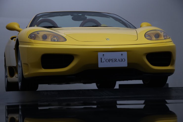 フェラーリ 360 Spider F1 正規ディーラー車 走行距離6,000km 社外ナビ