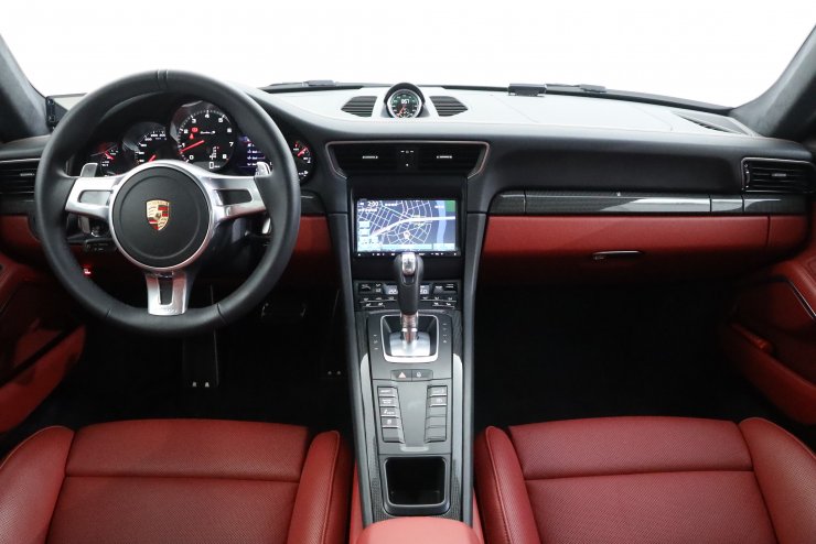 ポルシェ　ターボ　ハンドル　ステアリング　Porsche 911 turbo 正規品】ポルシェ 997 911 カレラ 純正 ステアリング レザー