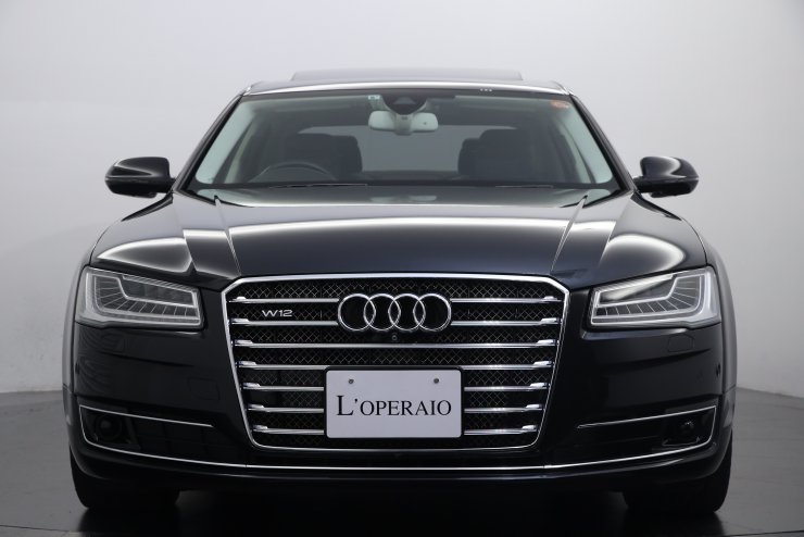 アウディ A8 L 4.0 TFSIクワトロ Audiデザインセレクション 茶革 ...