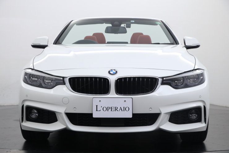 BMW 4シリーズ 440i カブリオレ 1オーナー Mスポーツ 赤革 LEDヘッド