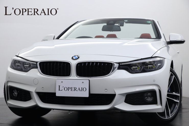 BMW 4シリーズ 440i カブリオレ 1オーナー Mスポーツ 赤革 LEDヘッド