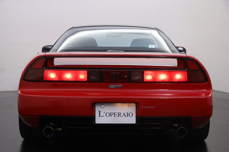 ホンダ NSX 3.0 5MT 黒革×赤アルカンターラ サクラムマフラー 無限
