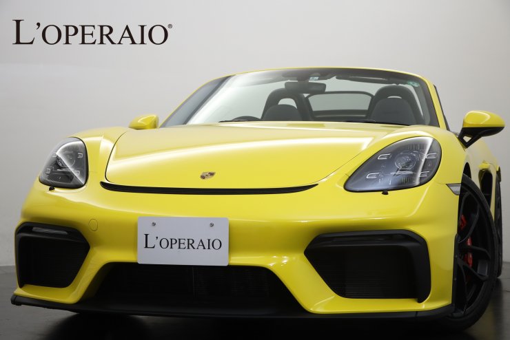 ポルシェ 718 Spyder 6MT ワンオーナー 走行距離約250km Sport