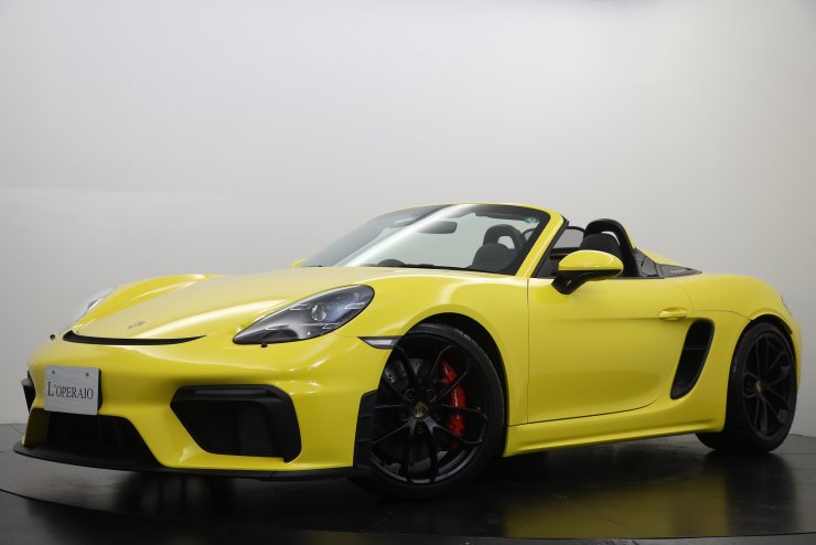 ポルシェ 718 Spyder 6MT ワンオーナー 走行距離約250km Sport