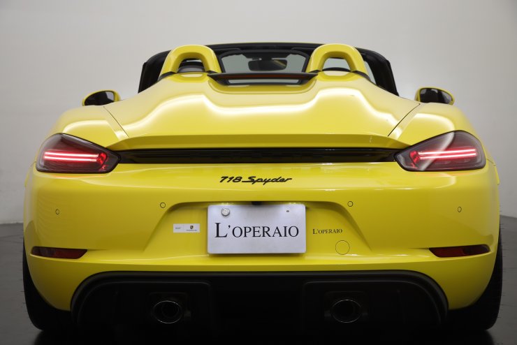 ポルシェ 718 Spyder 6MT ワンオーナー 走行距離約250km Sport