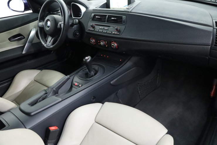 BMW Z4 M coupe 6MT 左ハンドル 純正HDDナビ クリームレザー メモリー 